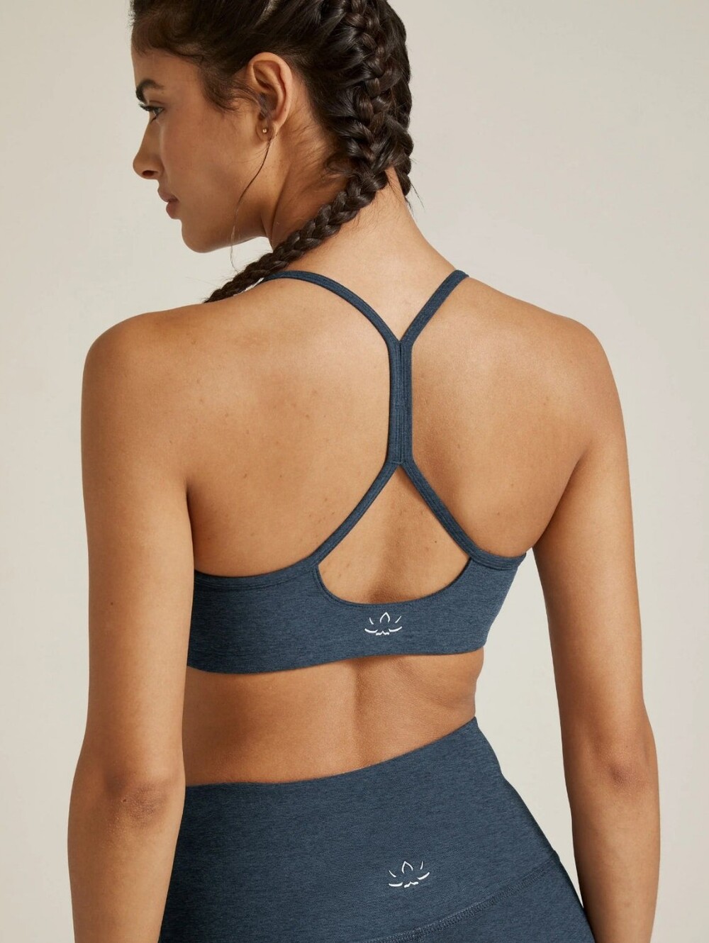 Green Beyond Yoga Spacedye Slim Racerback Bra Sz Large